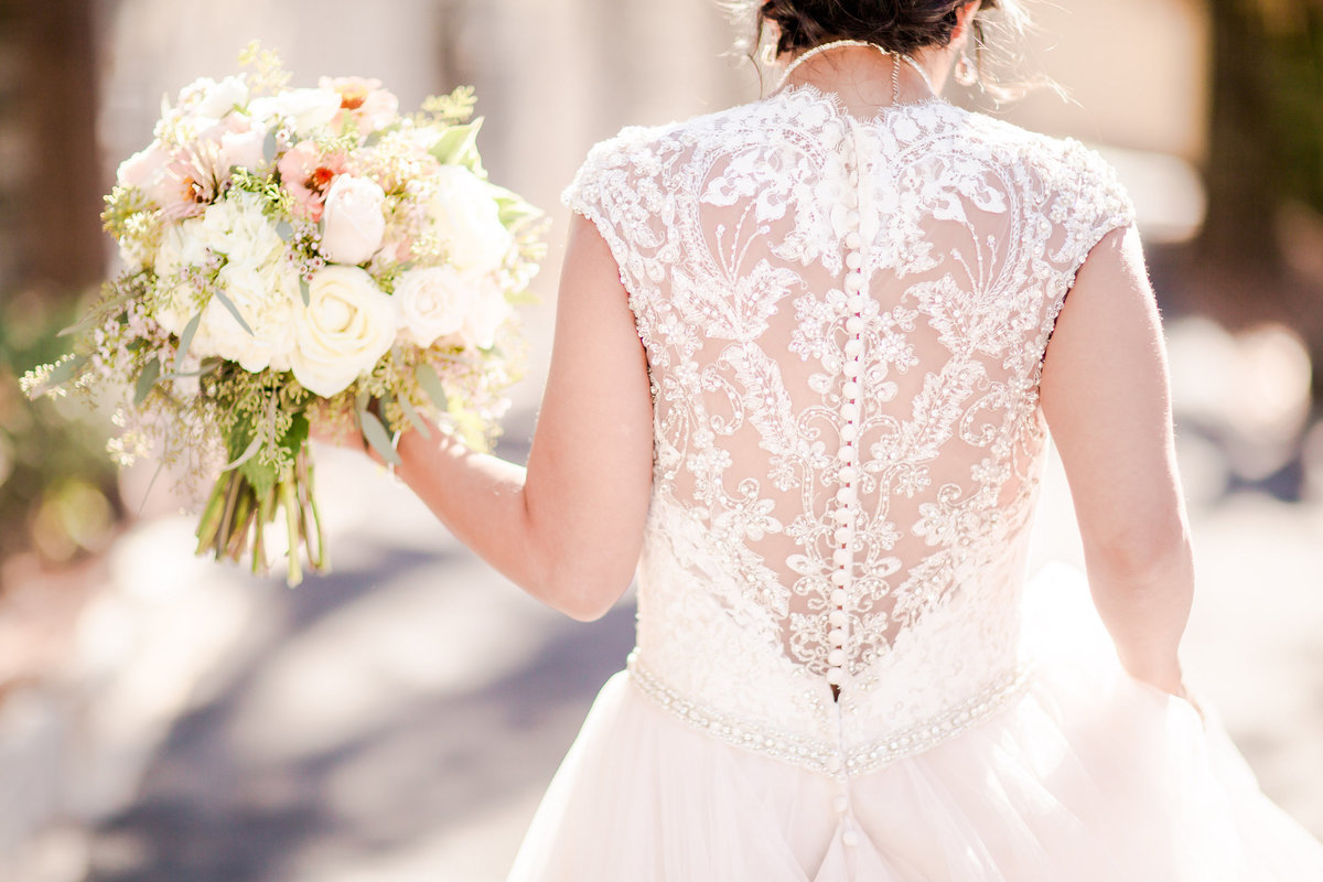 bride lace dress