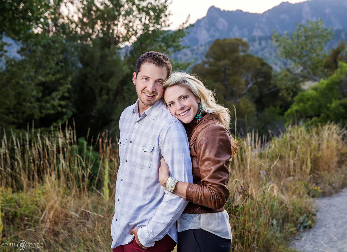 Couples portrait at Colorado Family Photography Session at South Mesa Trail
