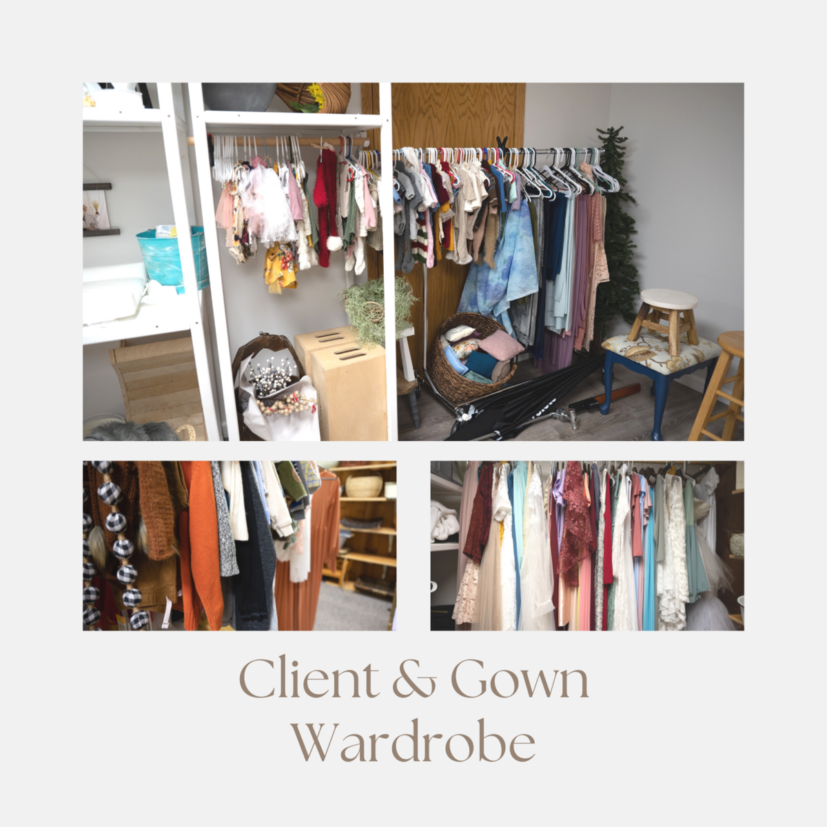 Photographer that offers a client closet in MN