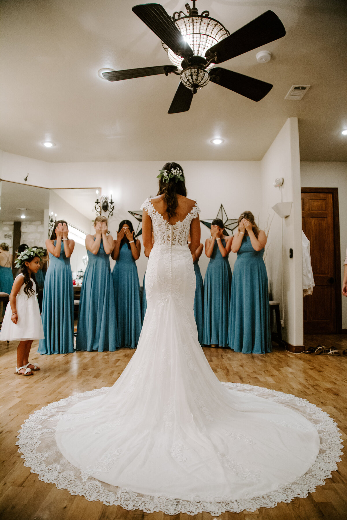 The Springs Rockwall TX Nimbus Events White Blue Wedding Dress Reveal