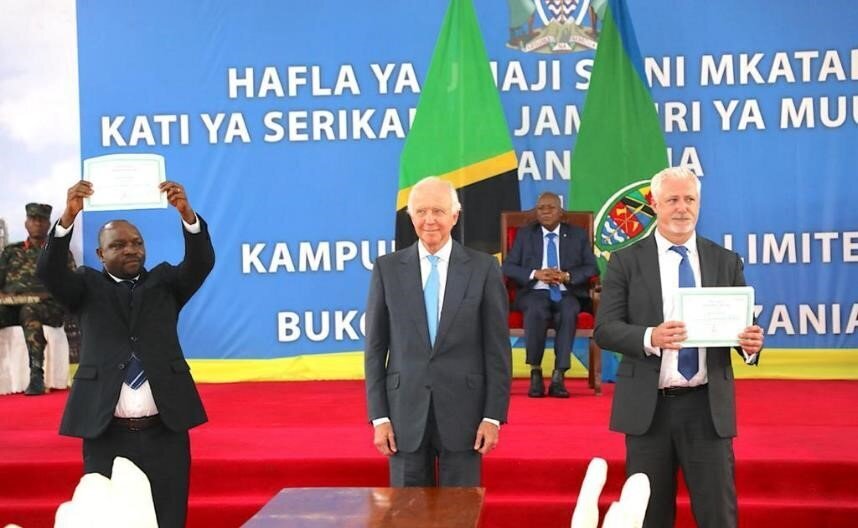 Signing Ceremony, Bukoba Tanzania