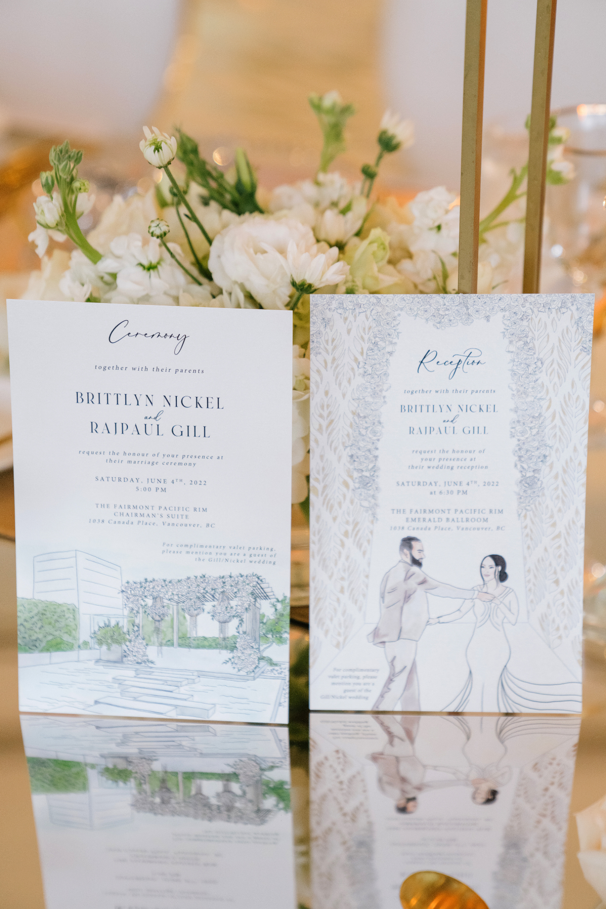 white-wedding-ceremony-tent-invitation