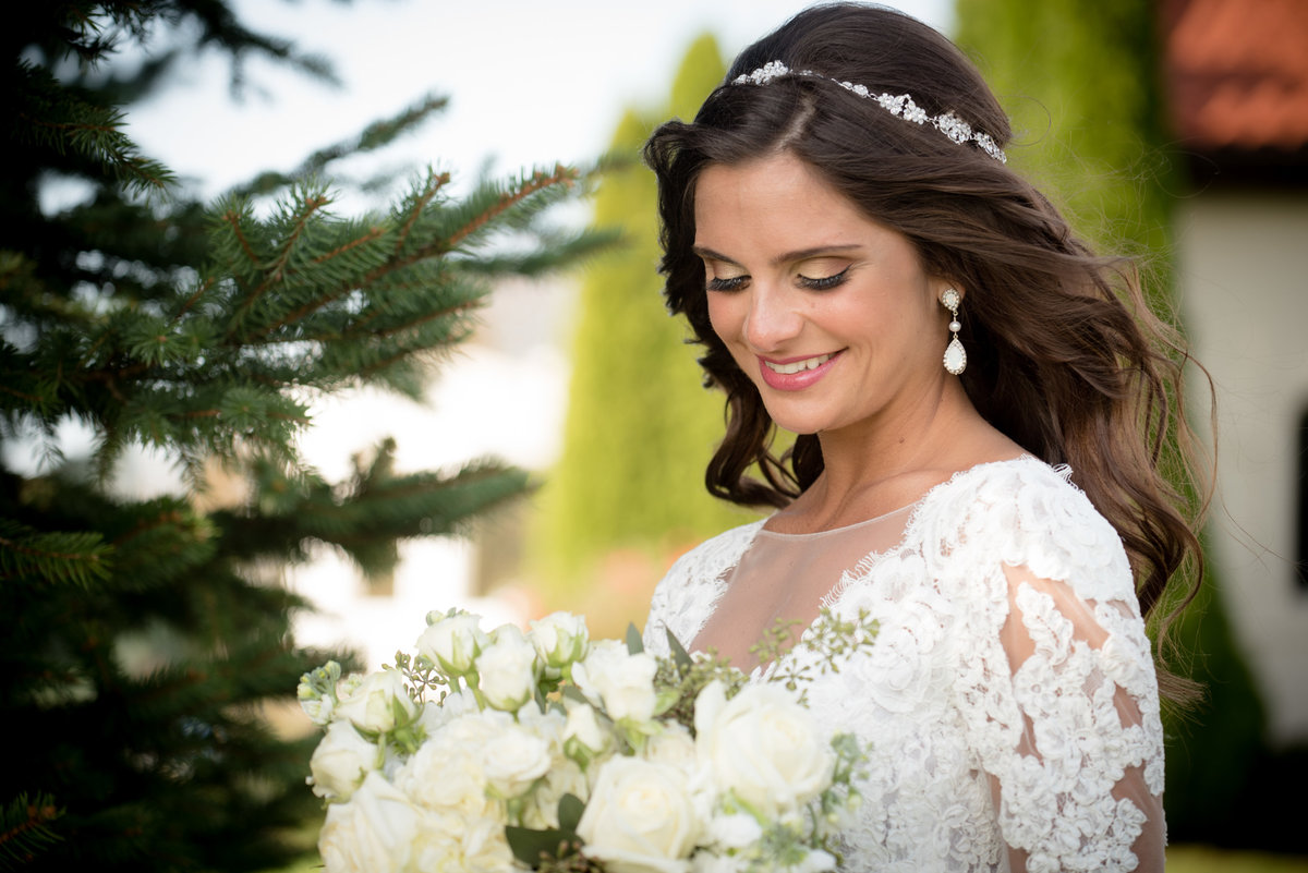 Bridal Portrait - Anne Barge Dress - Raphael Vineyards - Imagine Studios Photography - Wedding Photographer