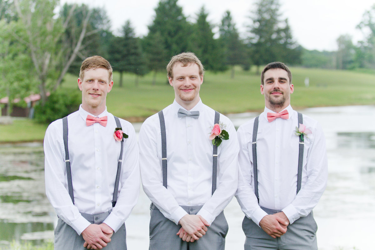 Neil and Jenna have a wedding in Knox Pa outdoors by a beautiful lake.
