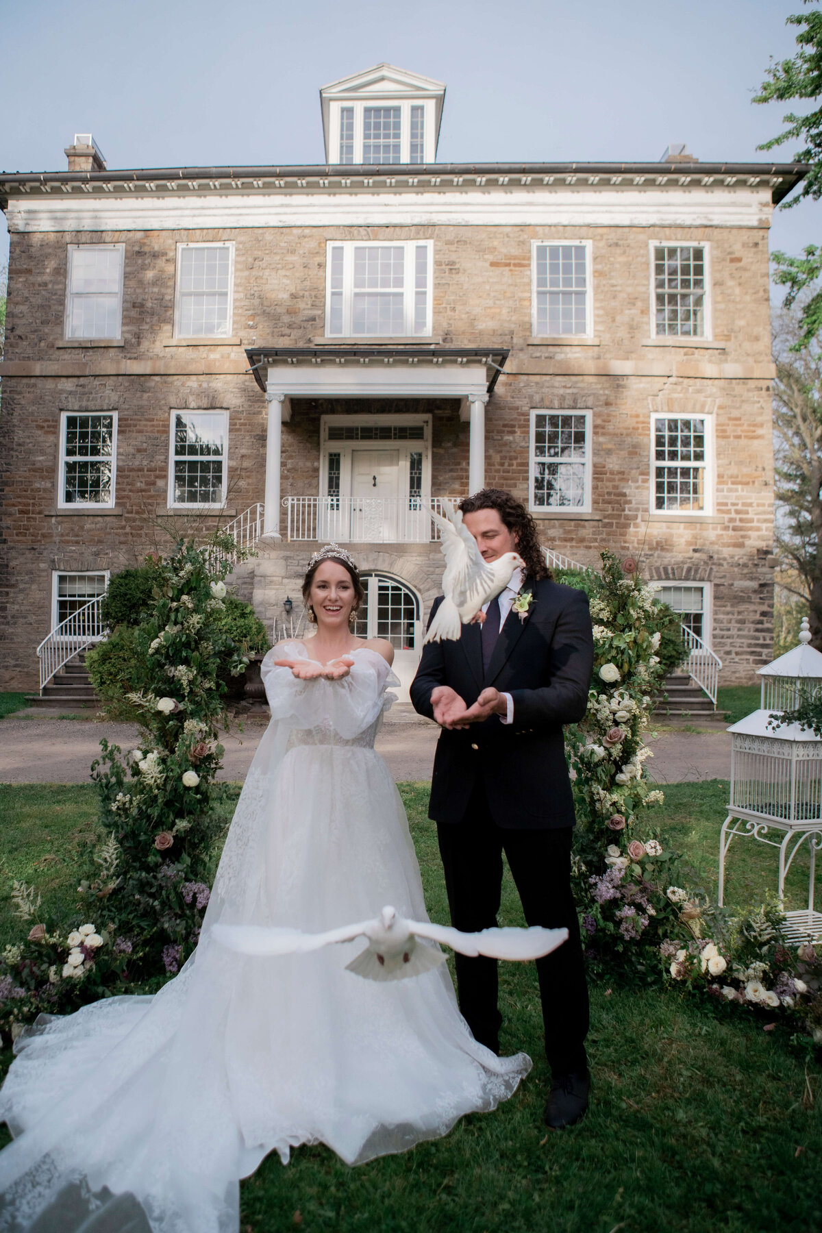 1348 Willowbank Cinematic Love Story Wedding  Period Piece Wedding Niagara Toronto Lisa Vigliotta Photography