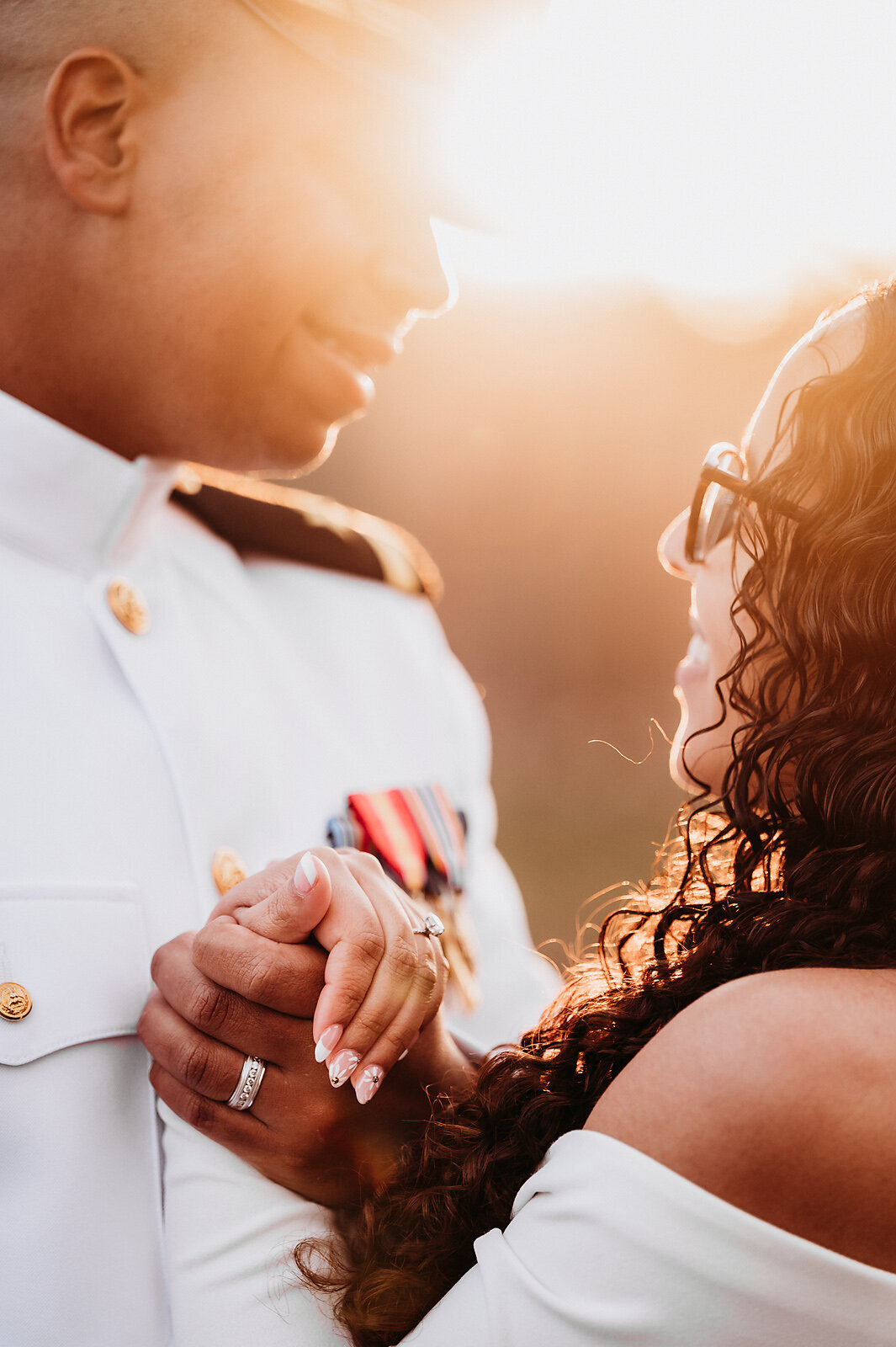 Military Groom + Bride