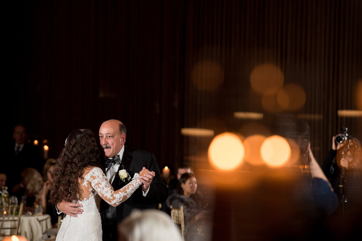 Crystal Tea Room Wedding Photography  father daughter