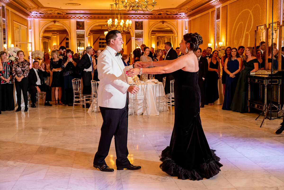 A Groom and His Mother Dance at the Broadmoor Hotel