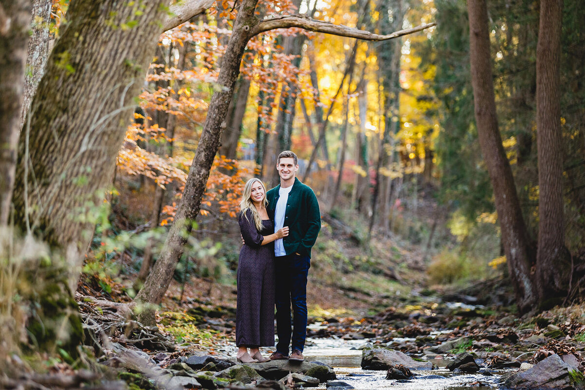 New-Hope-PA-Engagement-Session-Woods-3