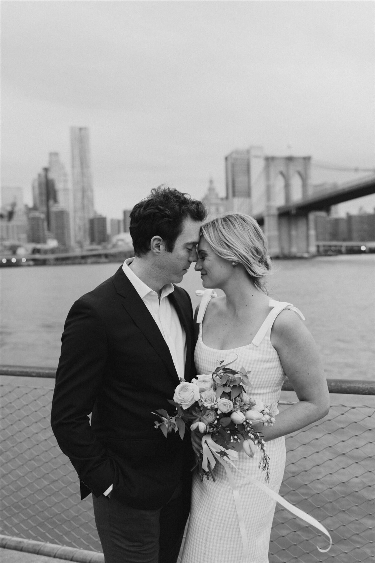 bride and groom new york wedding photos
