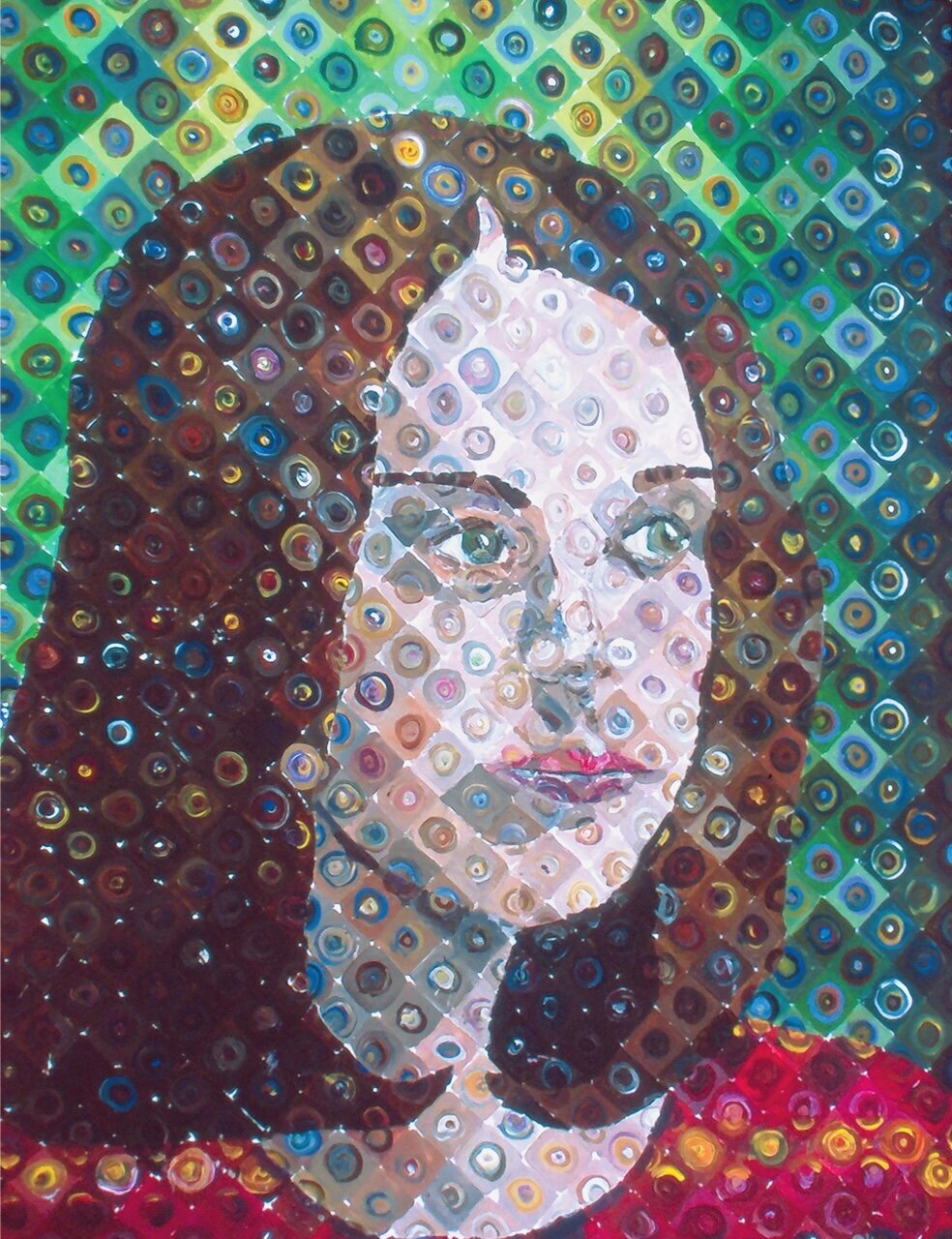 Ally dots self portrait
