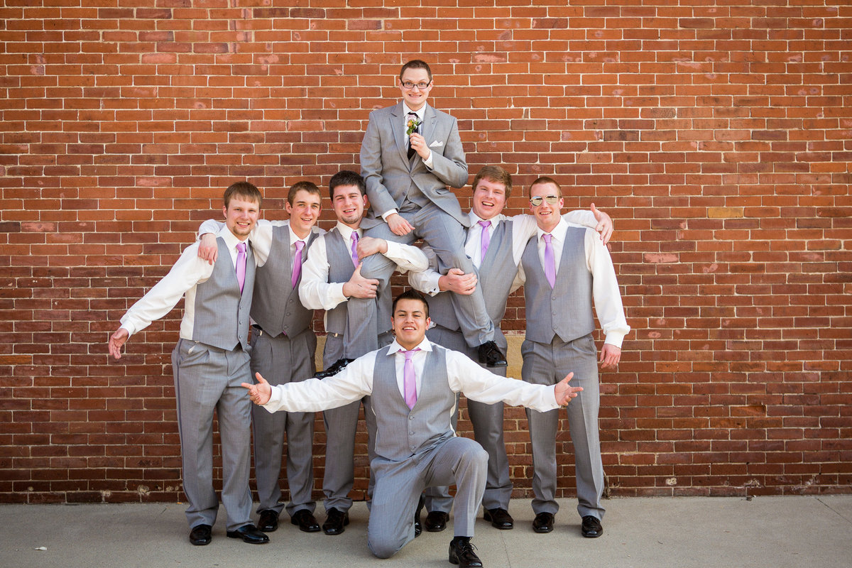 love these groomsmen.  they truly had their groom's back.