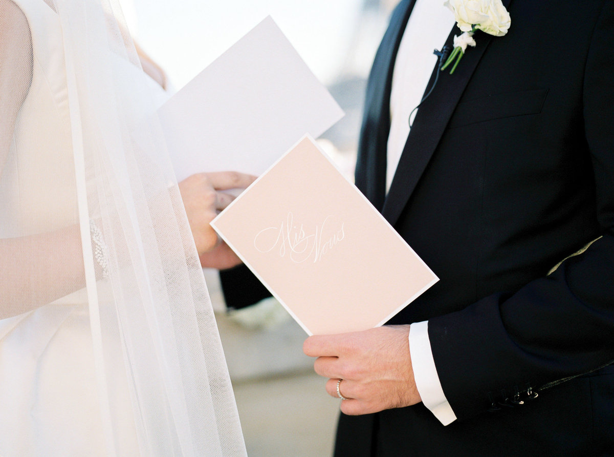 Wedding Vow Booklets | Jenni Liandu Calligraphy