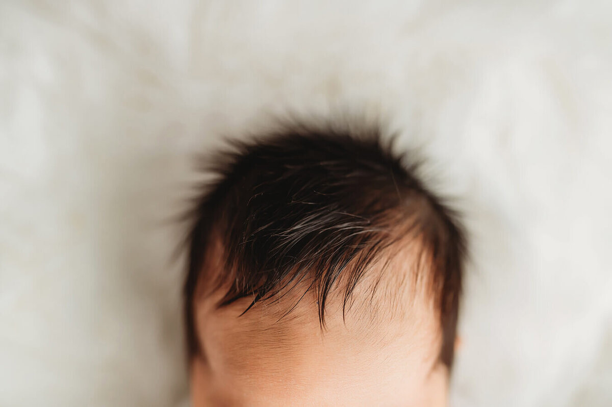 Macro Detail Images of Newborn Baby.