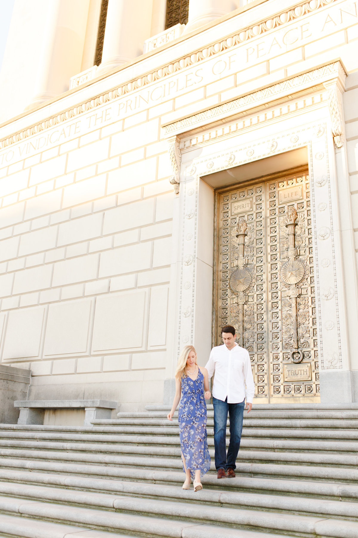 Indianapolis War Memorial Downtown Engagement Session Sunrise Sami Renee Photography-21