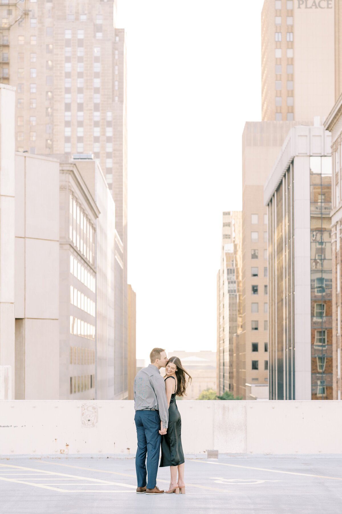 Downtown Oklahoma City Engagement Photography