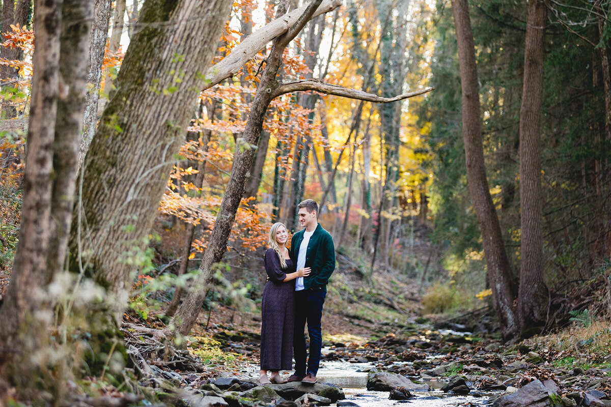 New-Hope-PA-Engagement-Session-Woods-2