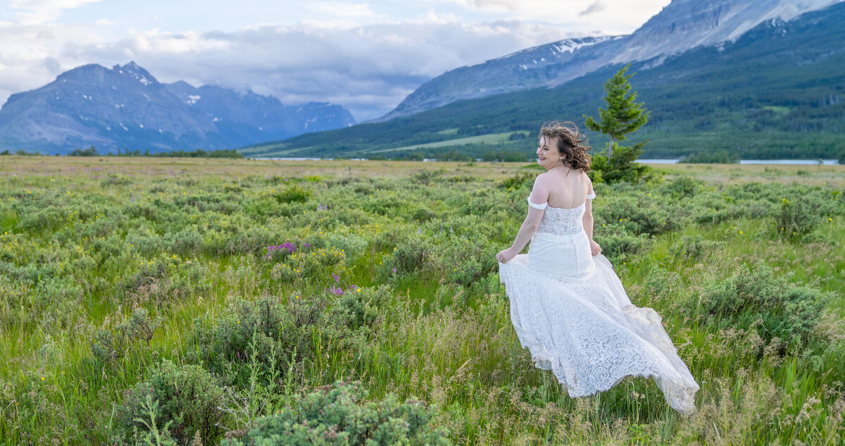 Glacier National Park Wedding summer  (34)