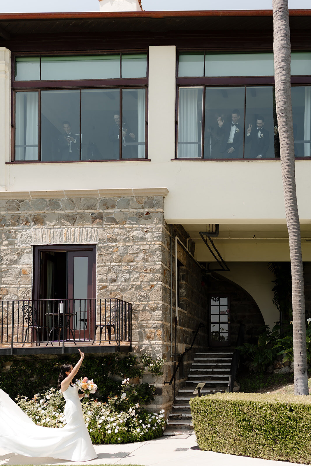 bel air bay club wedding  52