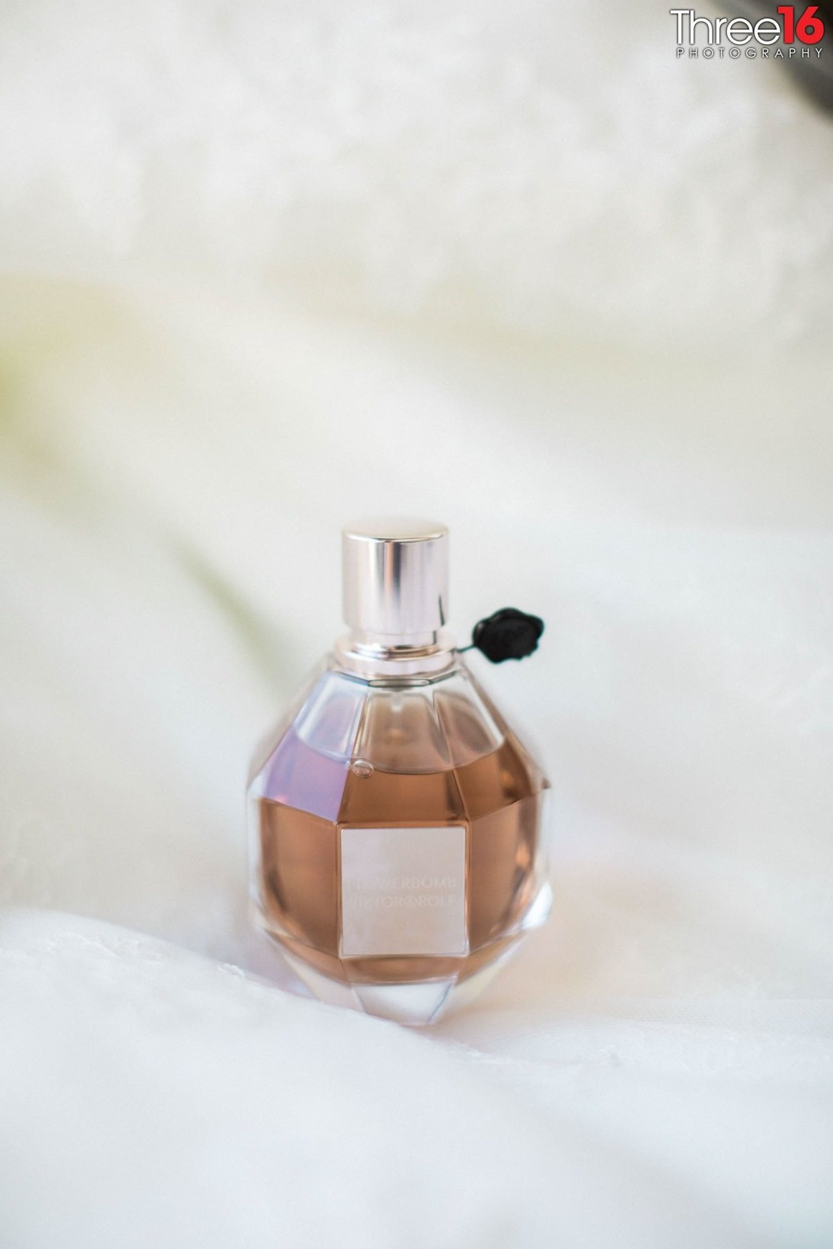 Bride's bottle of perfume