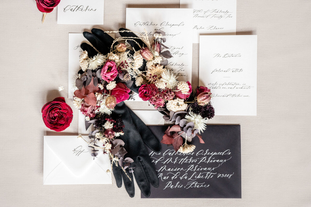 13-High-end-luxury-wedding-stationery-Paris-wedding-black-red-victoria-amrose-photography (18)