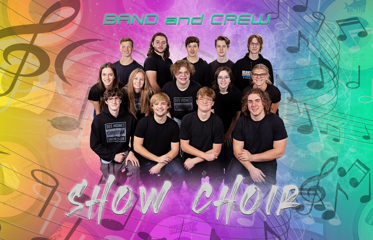 aa Band and Crew Show Choir 18x28
