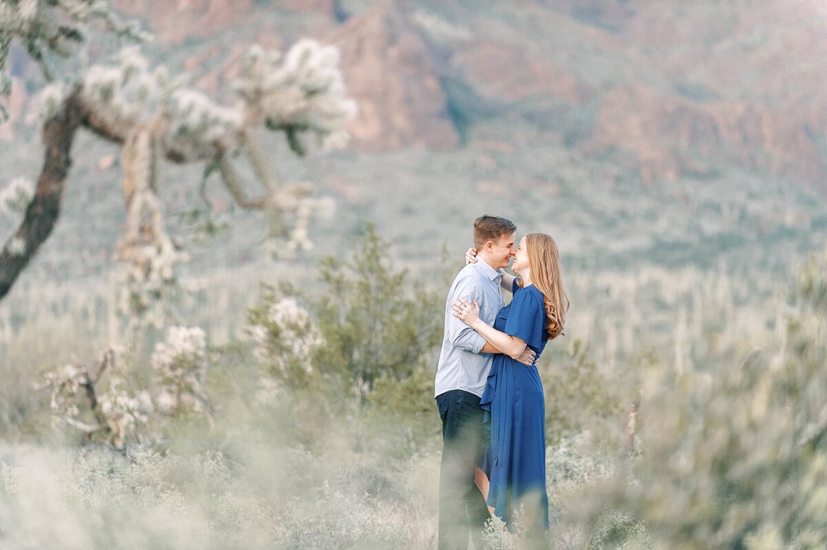 superstition mountain engagement photo