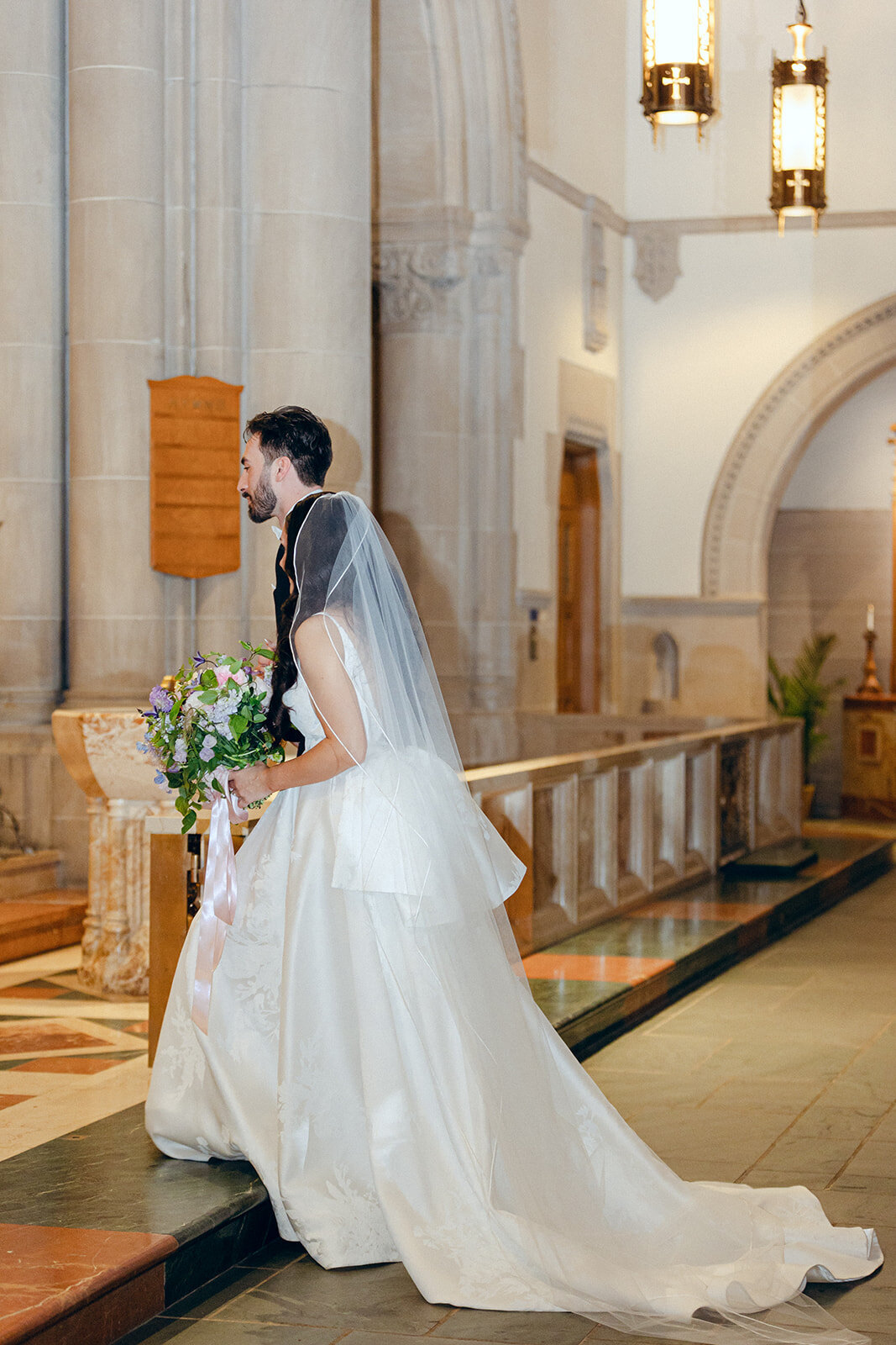 Romantic wedding reception at The Pennsylvanian, iconic Pittsburgh wedding venue