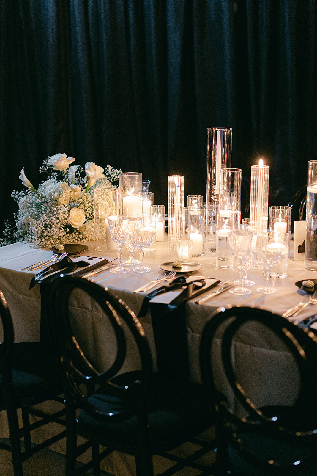 Romantic wedding reception at The Pennsylvanian, iconic Pittsburgh wedding venue