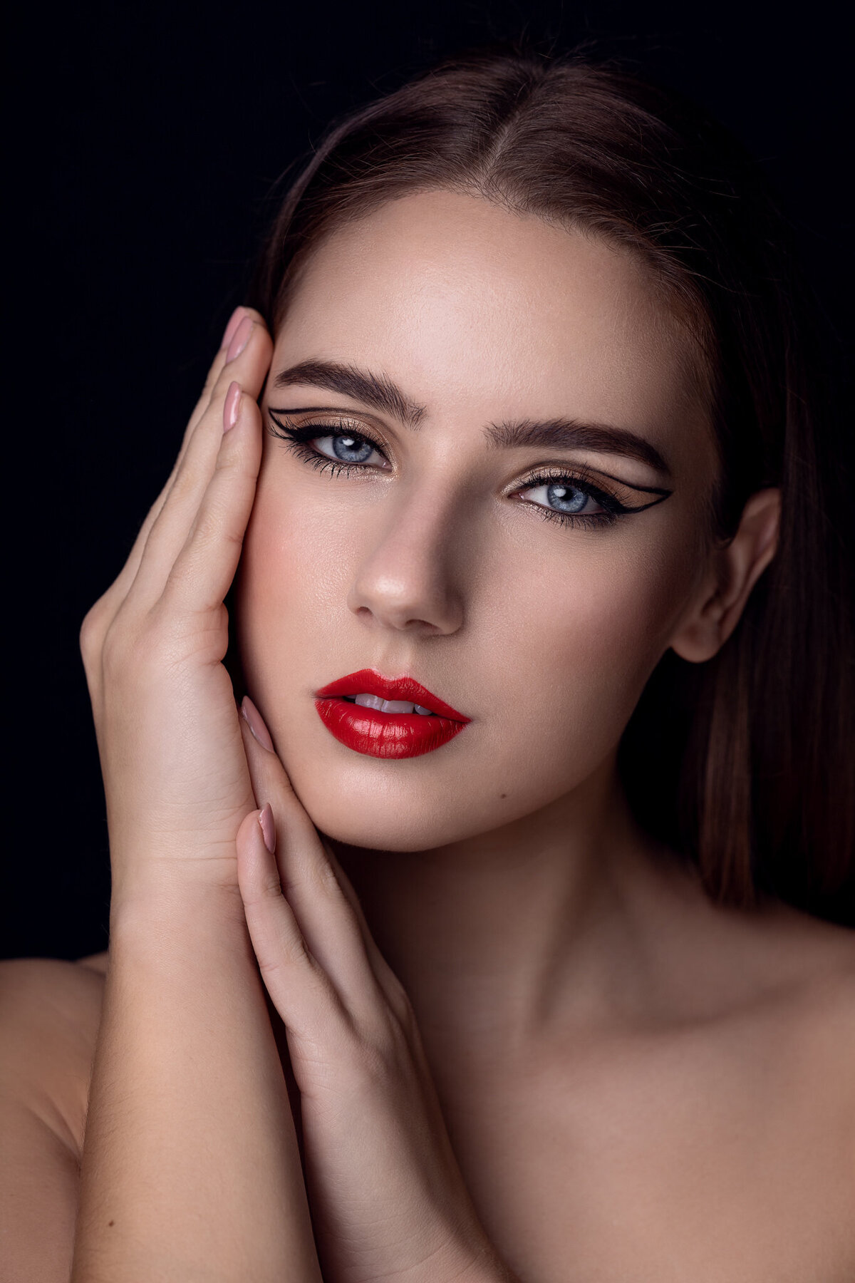 Zuzana Pálková - close up make-up portrét