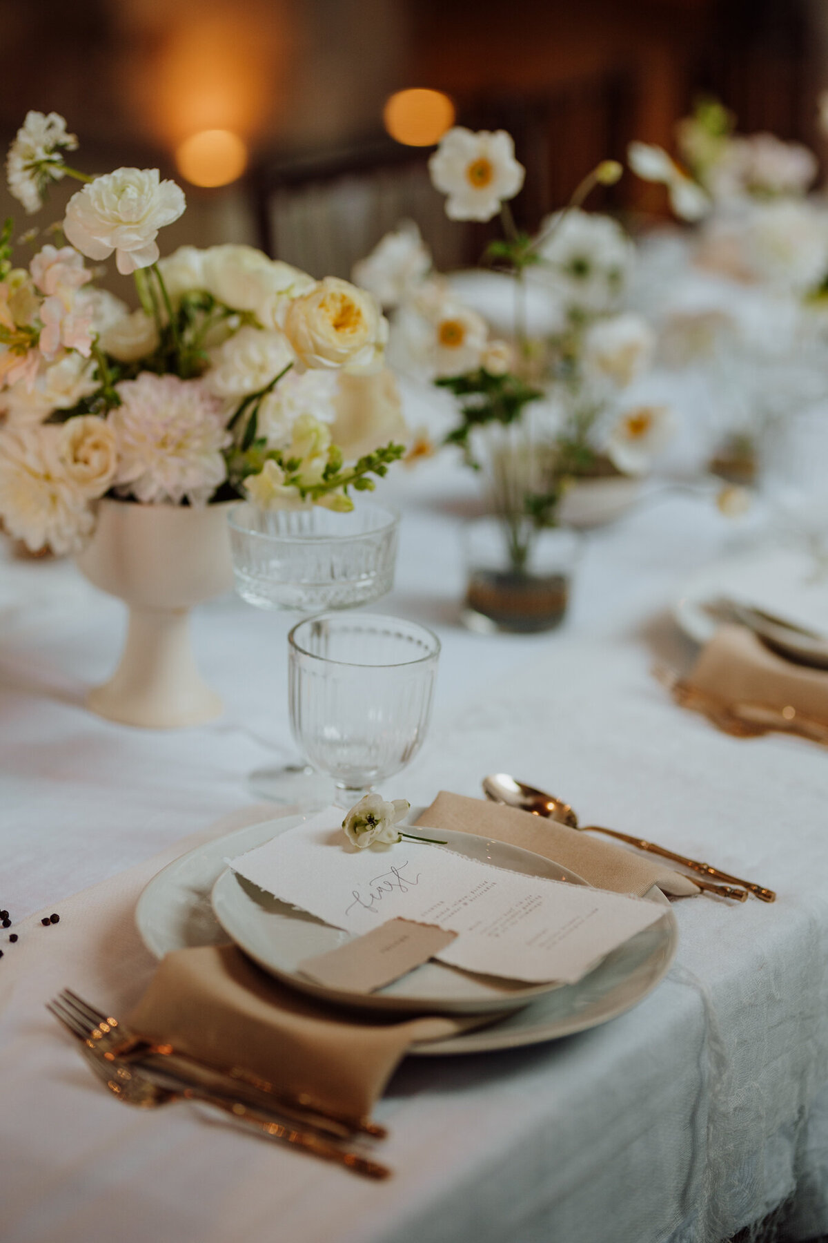 Table details at The Mount Without