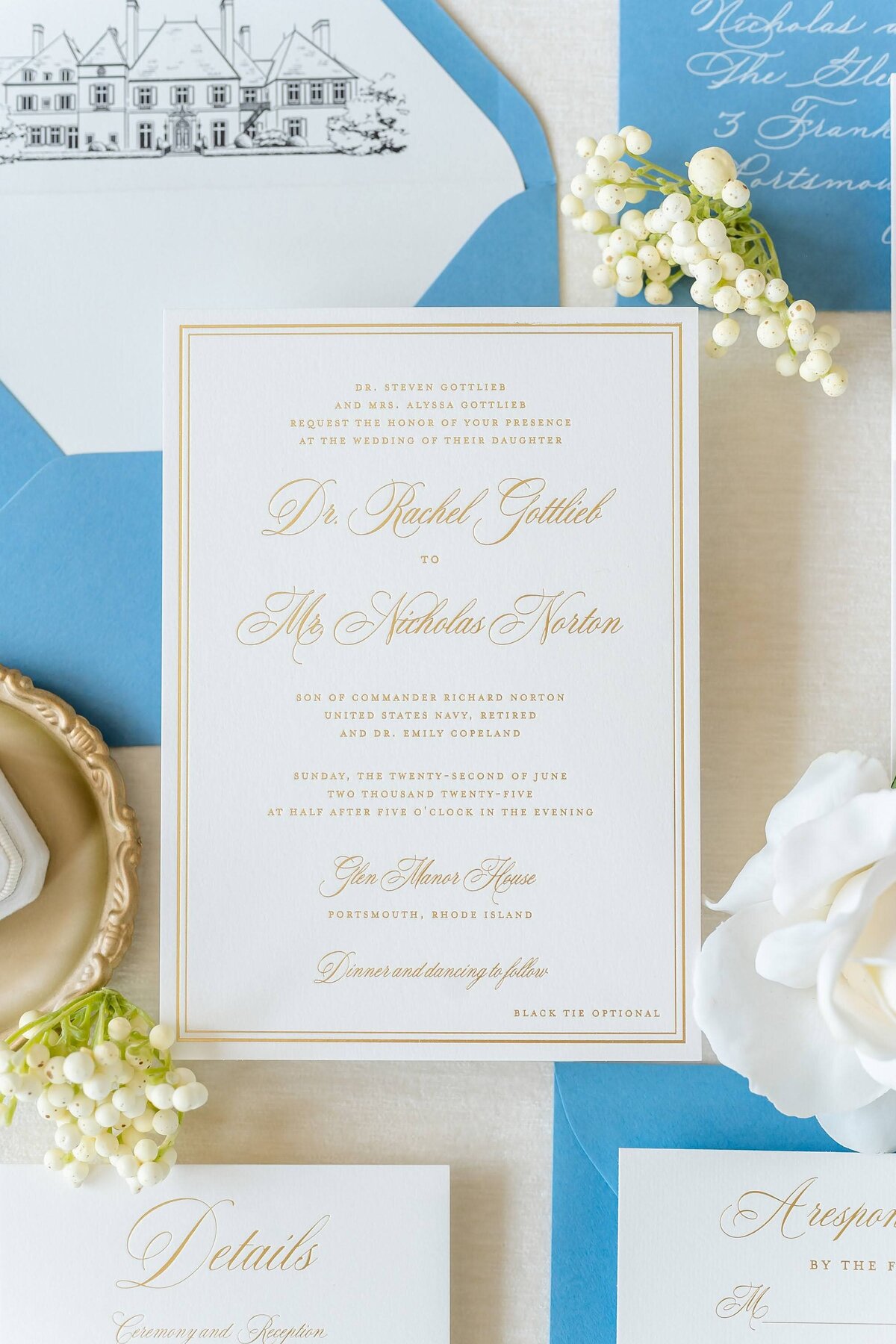 classic-white-gold-foil-press-invitation-suite