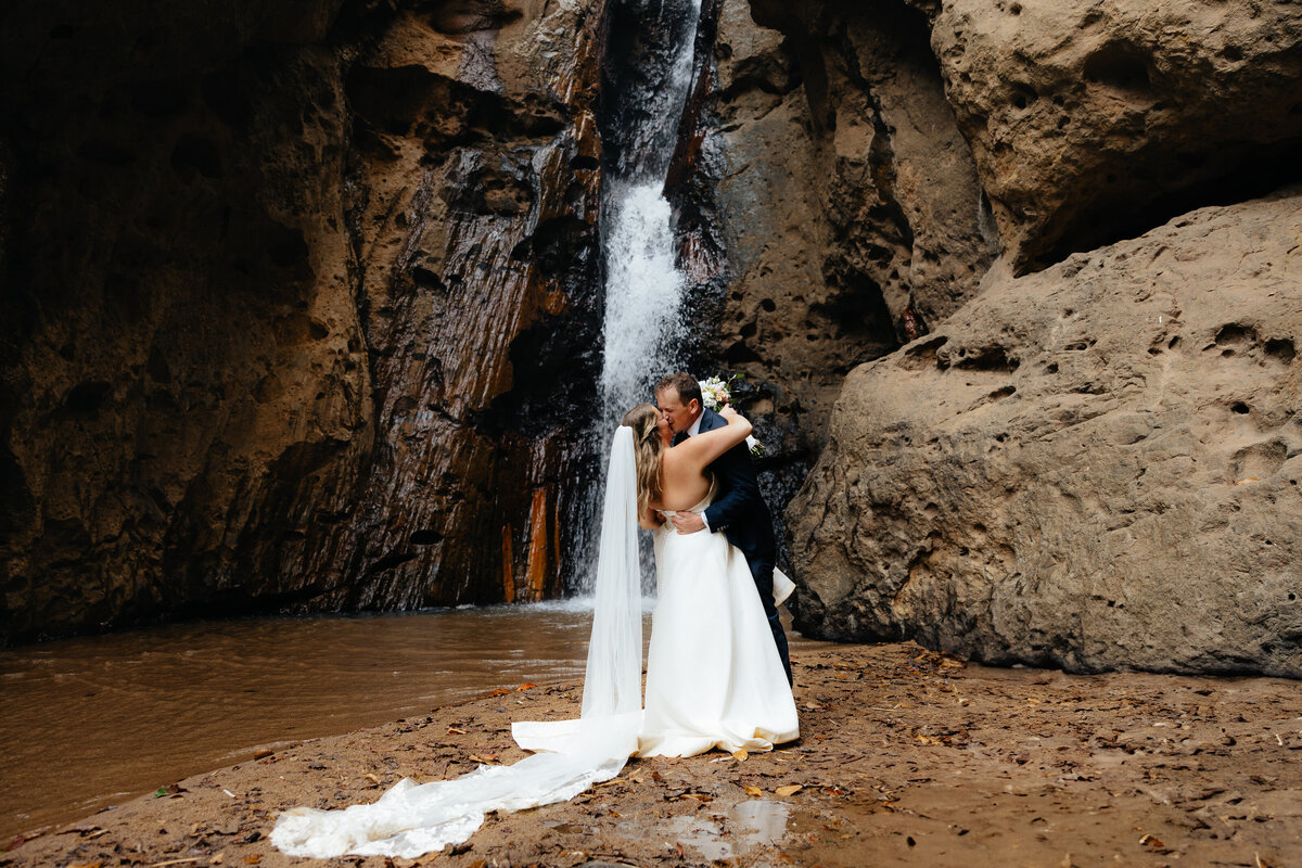 Lynzie and David - Waterfall-167
