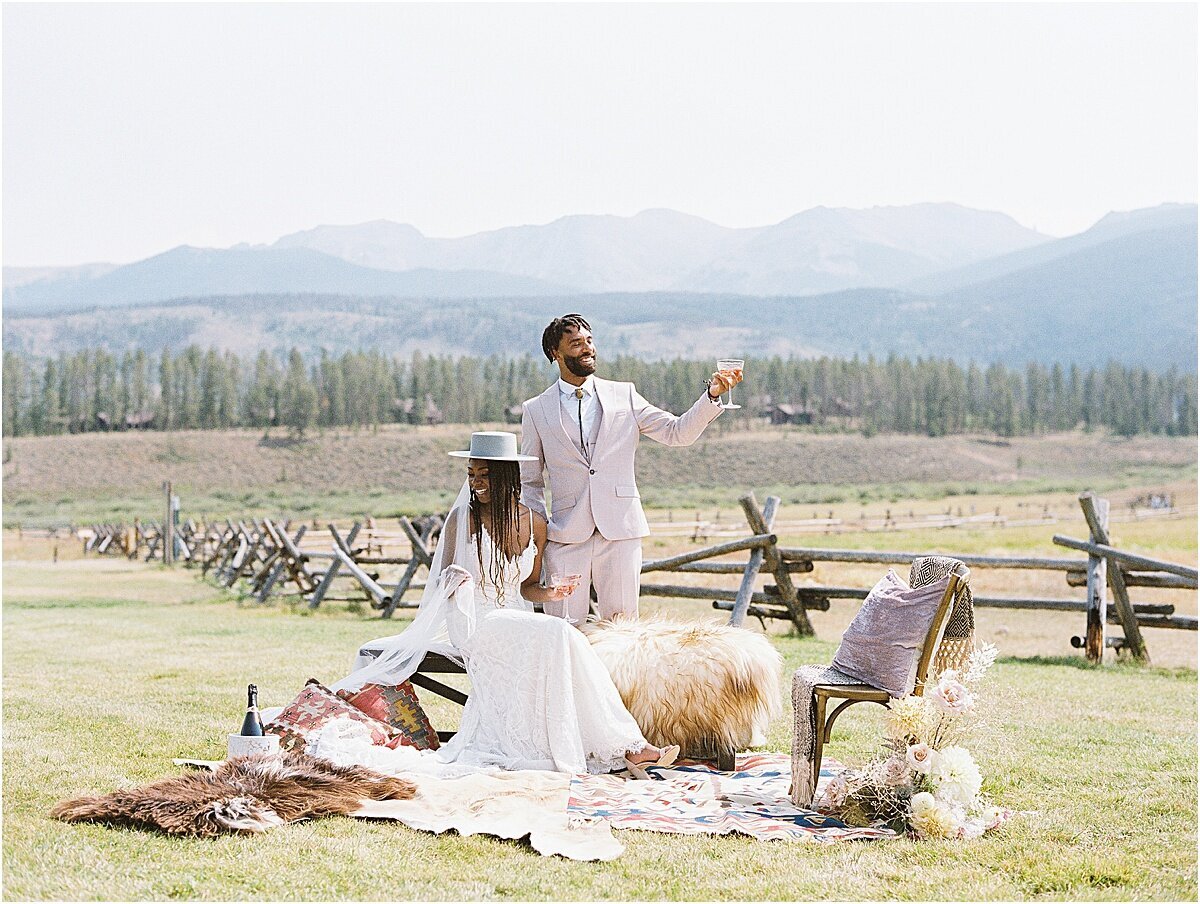 Colorado wedding decor Aspen