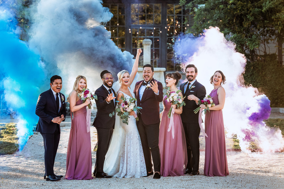 Smoke Bombs and the Wedding Party
