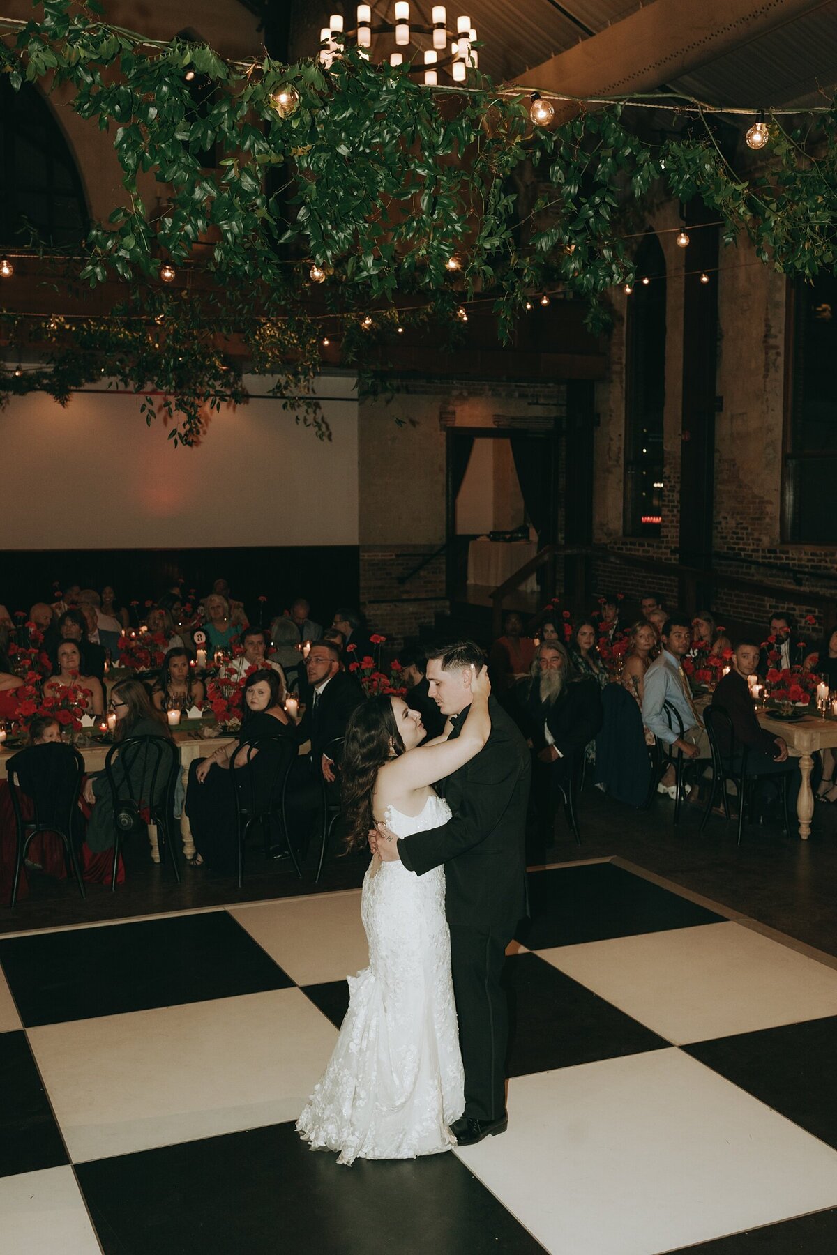 Jordan and Ian Romantic Red Rock and Roll Wedding Brooklyn Arts Center_0017