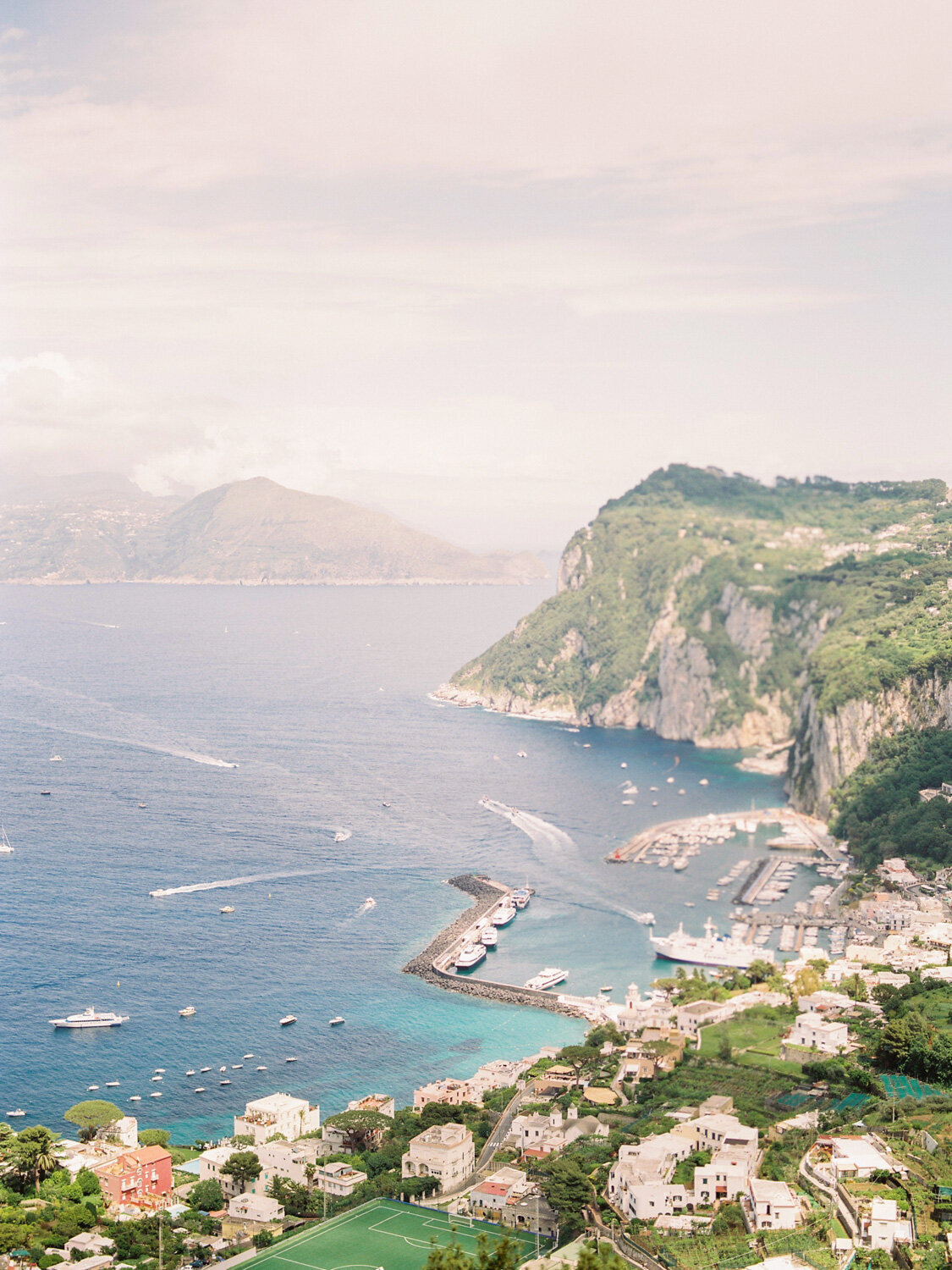 Sergio Sorrentino signature photograph of Capri