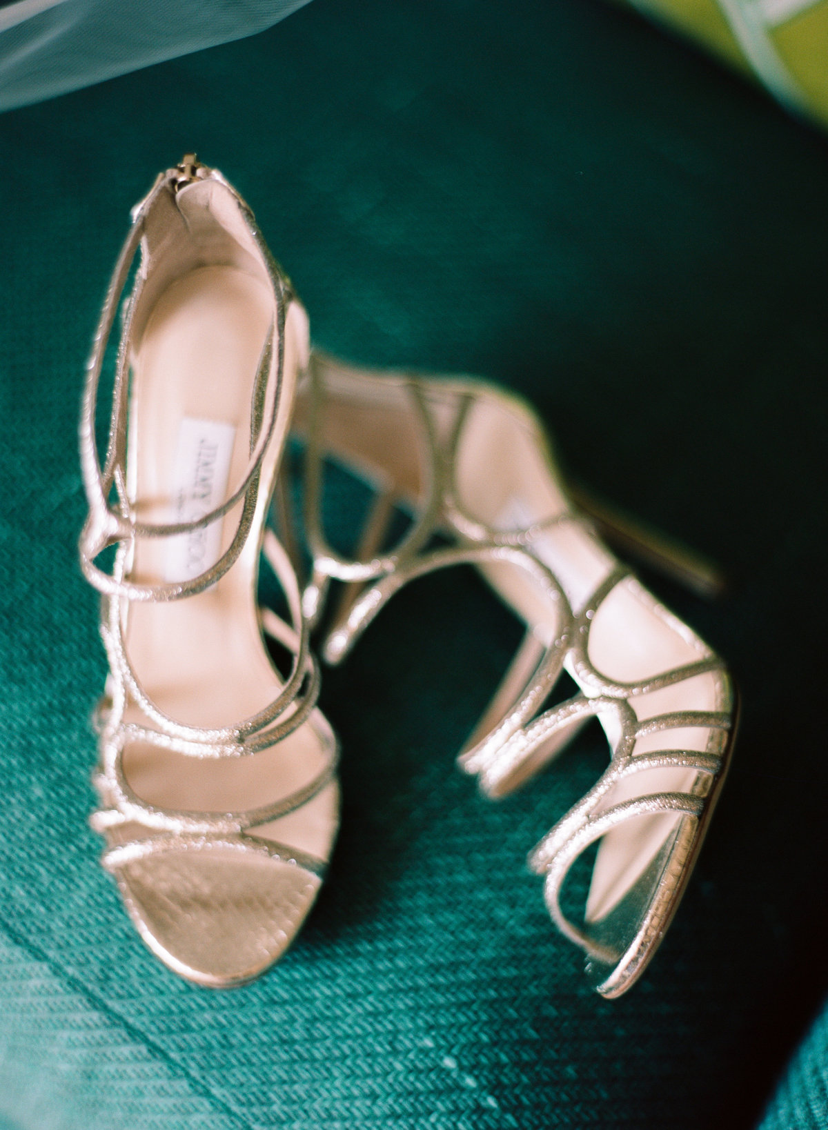 Luxury shoes bride details