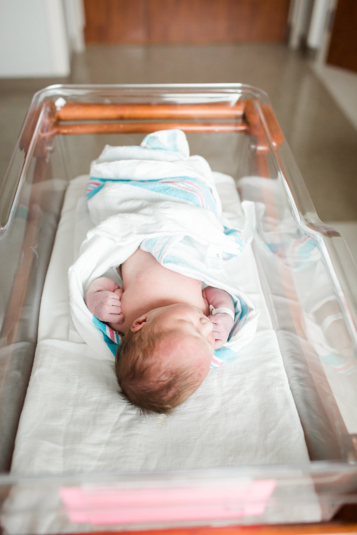 baby in hospital bassinet for fresh 48 photos