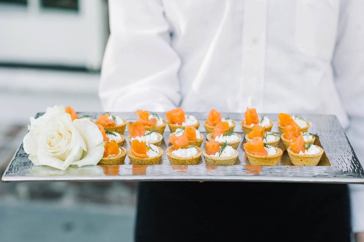 wedding reception hor d'oeuvres