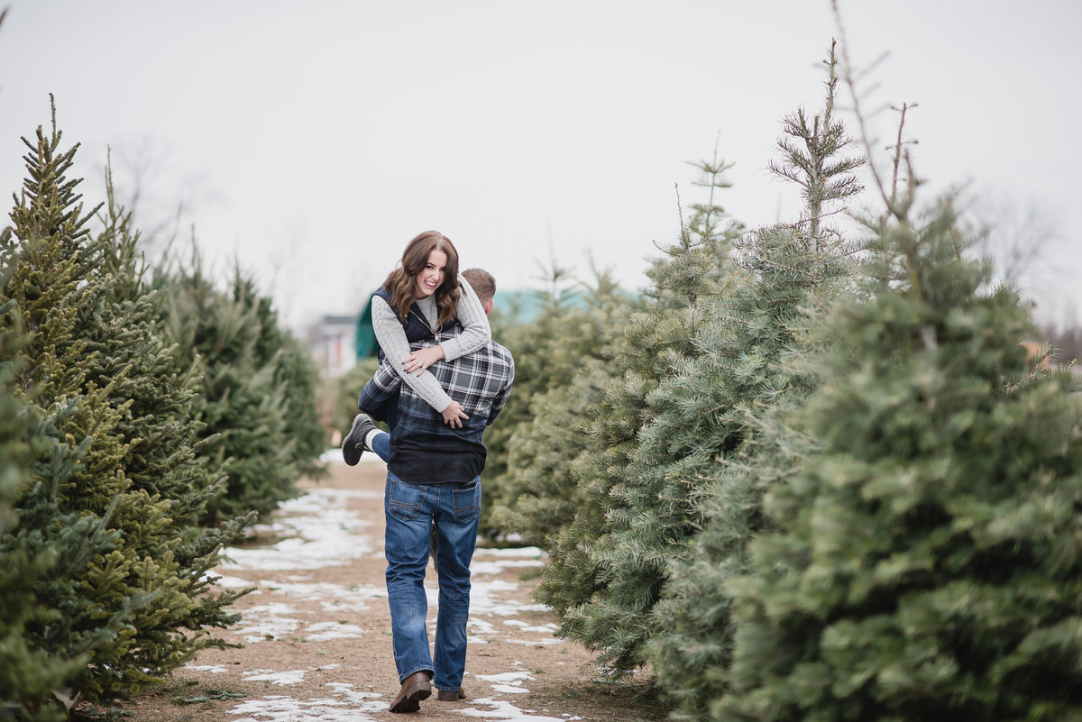 Christmas Tree Farm Baby Announcement2