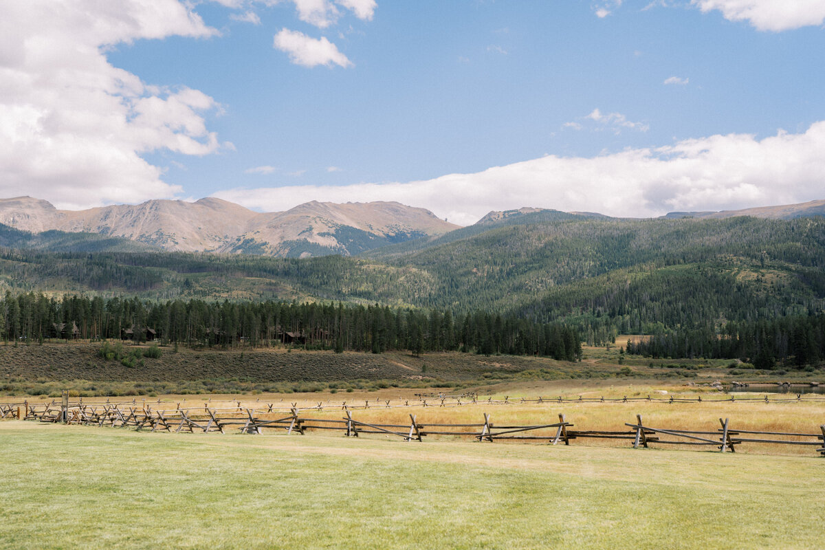 Devil's Thumb Ranch view in Colorado
