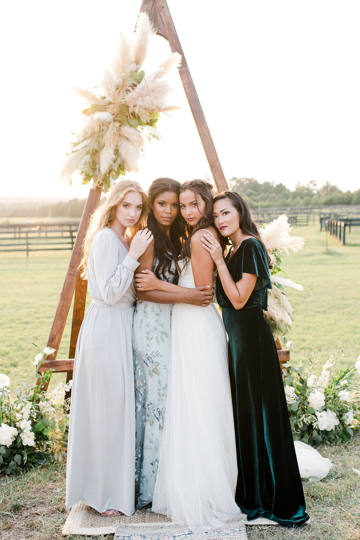 Stable View Wedding Photographer - Bride and Bridesmaids