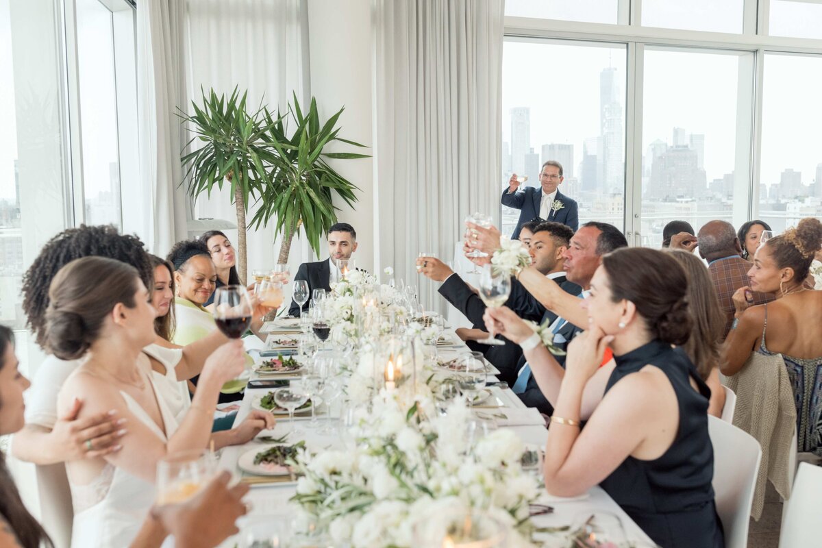NYC Wedding Reception Guest Tables