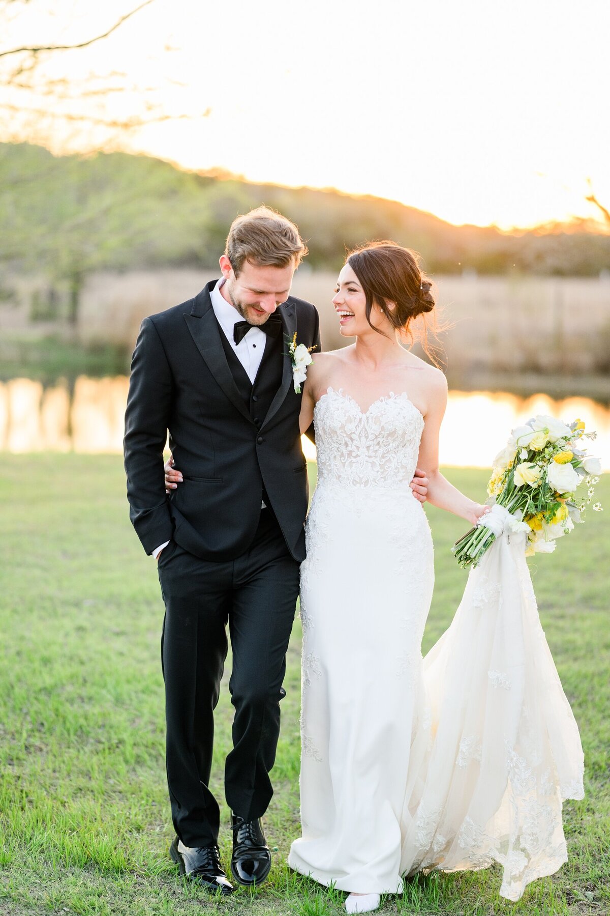 Buttercup Yellow Wedding at Pecan Springs Ranch in Austin Texas-88