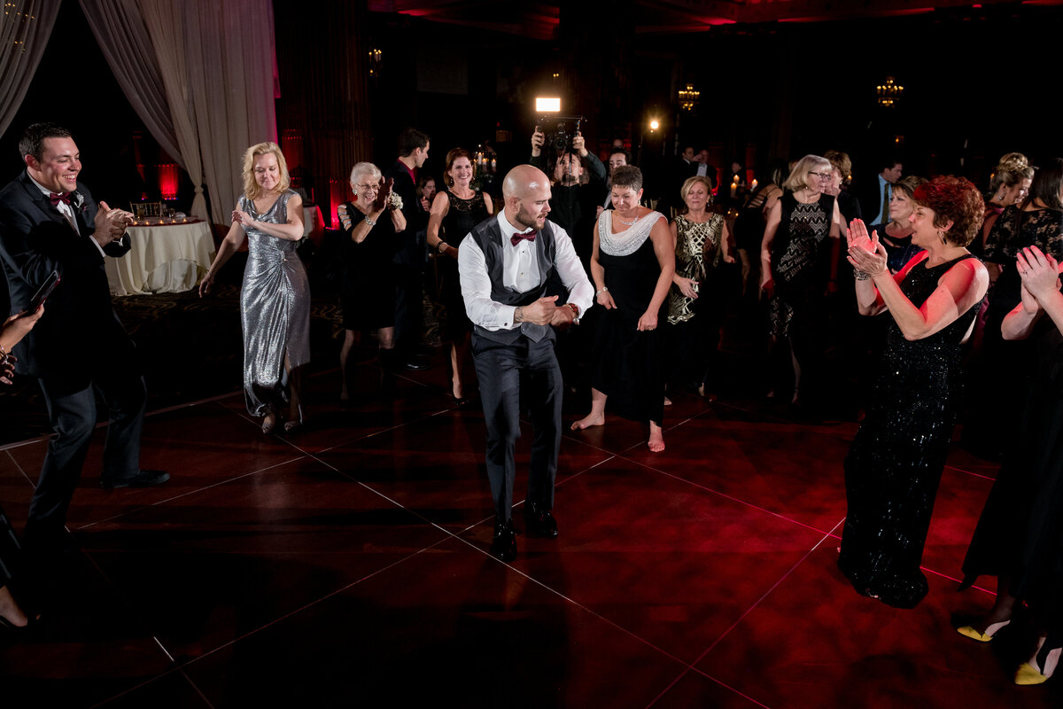 Crystal Tea Room Wedding Photography  reception