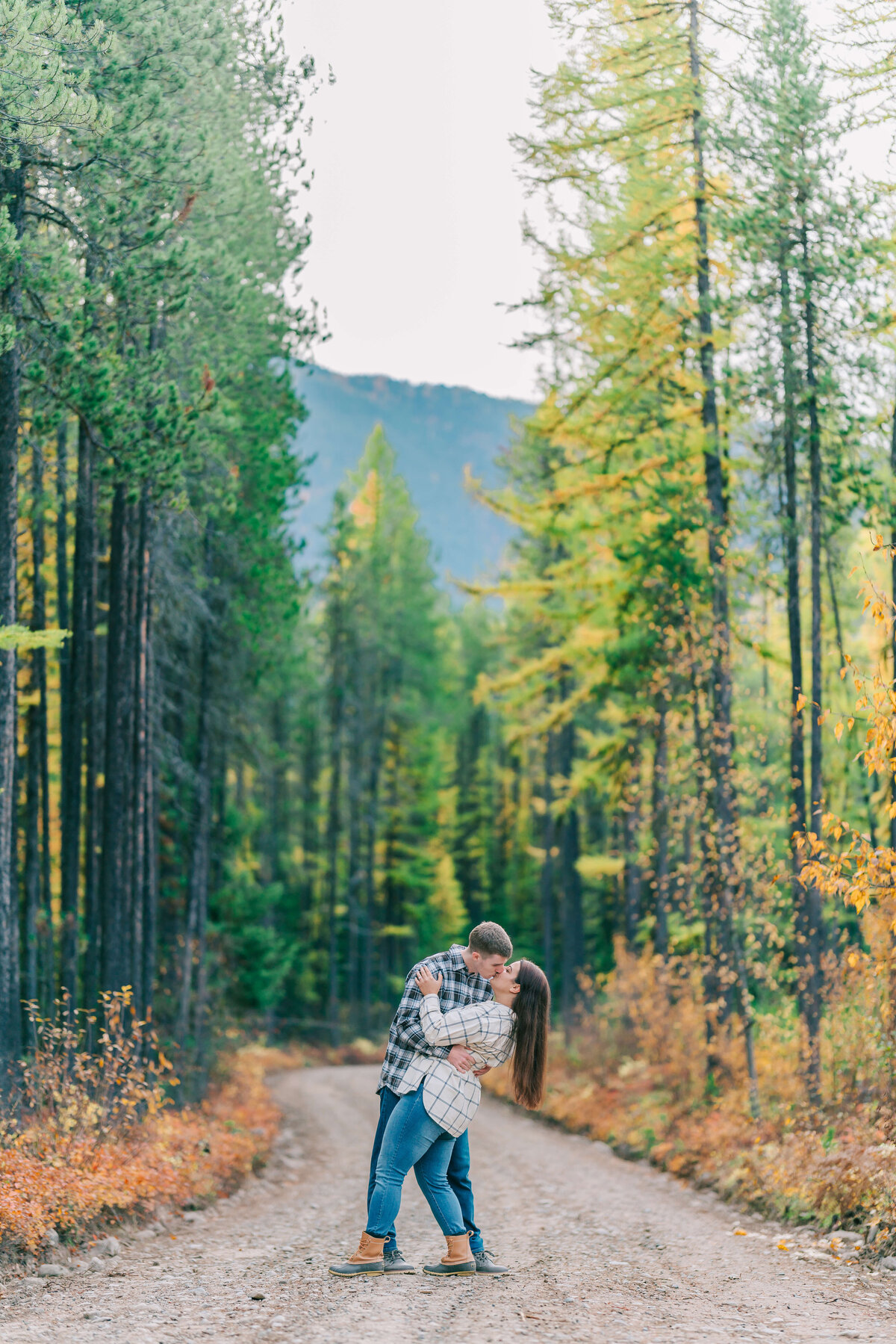 Fall engagement in Glacier National Park (2)