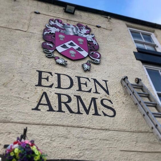 Eden Arms Pub Signage