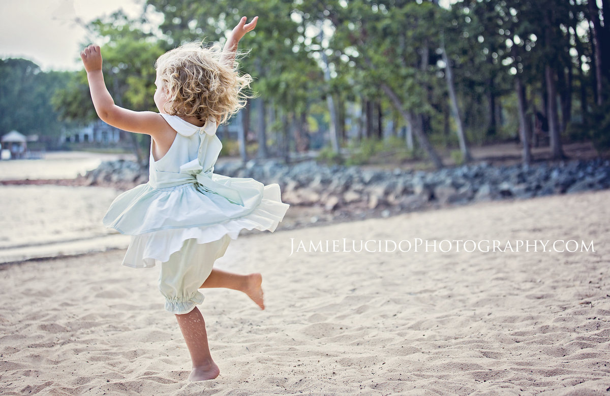 charlotte family photographer creates authentic portrait of a young girl