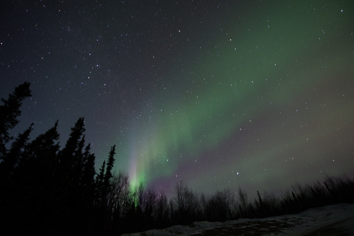 Alaska norther lights aurora borealis